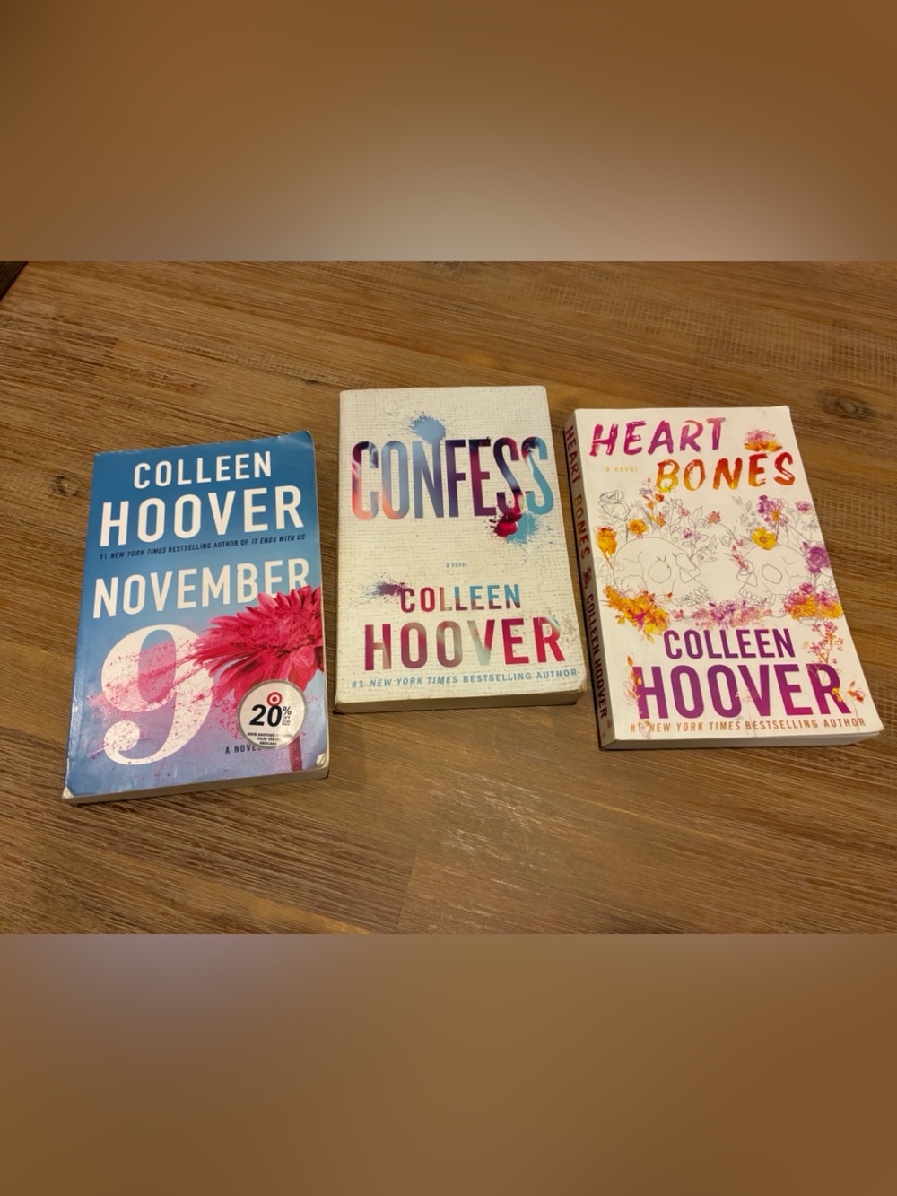 3 Romance Novels- Colleen Hoover
